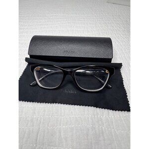 Prada Woman’s Eyeglasses Black Frames